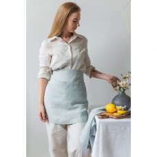 Blue Lace Linen Cafe Apron