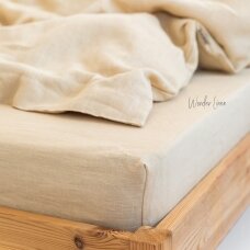 Chamomile Linen Fitted Sheet