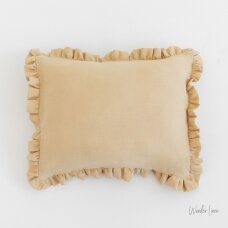 Chamomile Linen Pillowcase With Ruffle