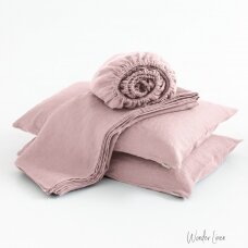 Dusty Rose Linen Sheet Set