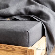 Gray Linen Sheet Set