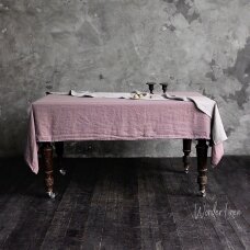 Woodrose Linen Tablecloth